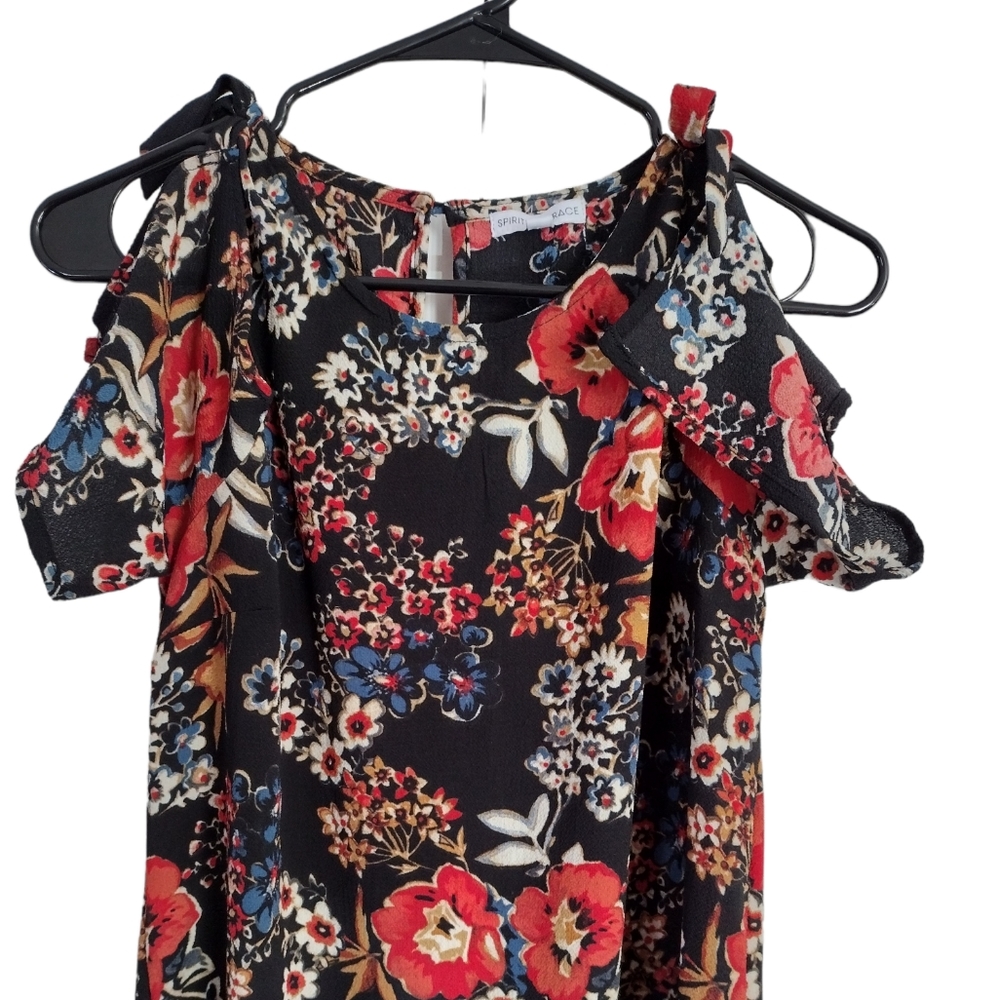 Spirit & Grace floral mini print dress, size S